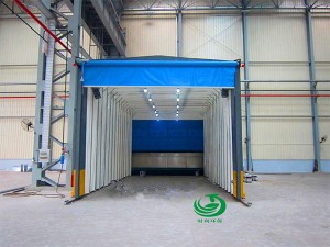 无泵水幕净化器+伸缩喷漆房