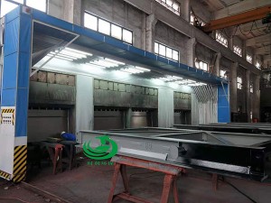 伸缩移动喷漆房